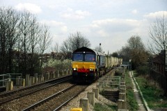 Harringay Green Lanes Loco; 66.443 Date; 2010 Digital Copies Available
