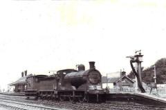 Mauchline Station Ayrshire. Loco 57614 Date 6.7.1957 - Digital Copies Available