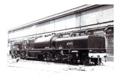 Loco; 47971 Crewe Works Date;  28.4.1951 Digital Copies Available