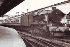 TRURO Loco; 1023 "County of Oxford" Date; July 1957 Digital Copies Available