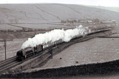 Tebay Station, Cumbria Loco; 46257  “City Of Salford” c1960 Digital Copies Available