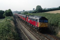 DINNATON, DEVON. ROYAL MAIL Loco; 47.793 Date; 14.8.1996 Digital Copies Available