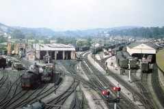 Exeter GWR Rail Yard Date; 23-9-1962 Digital Copies Available.