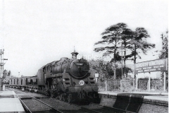 SIDMOUTH JUNCTION  Loco; 73161 Datel;  12.9.1964  Digital Copies Available