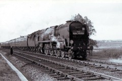Radipole Halt, Weymouth. Loco; 35011 "General Steam Navigation" with "Royal Wessex" c1960  Digital Copies Available