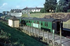 Radipole Halt Weymouth. c1960 Note; Atlantic Coast Express name boards. This Express never ran into Weymouth Digital Copies Available