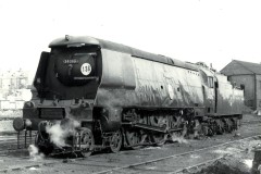 WEYMOUTH RAIL YARD  Loco; 34066 "Spitfire" c1960 Digital Copies Available