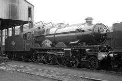 Loco; 5013 "Abergavenny Castle" at Swindon  Digital Copies Available
