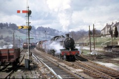 Bromsgrove Station, Gloucester. 1963 Loco; 4989