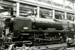 EASTLEIGH Loco;34108 "Wincanton" Date; 1963 Digital Copies Available
