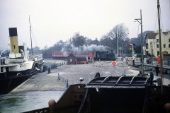 LYMINGTON PIER Loco; 30058 arrives at Lymington Pier Oct 1953 Digital Copies Available
