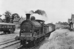 Fortrose Station Loco; 57594 Date; 25.8.1959 - Digital Copies Available