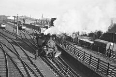  SOUTHPORT WINDSOR ROAD STATION Loco; 84017  Date; 1-5-64  Digital Copies Available