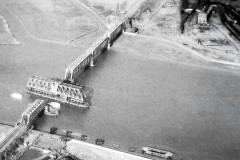 BREYDON SWING BRIDGE, GREAT YARMOUTH. Date; 24 Oct 1955 Digital Copies Available