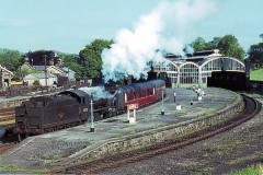 Alnwick Stn Loco; 62021 Date; 2.6.1966 Digital Copies Available