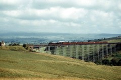 BELAH VIADUCT. Locos; 77002-43126. Date; 12.8.1961. Digital Copies Available