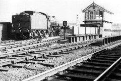 WEEKDAY CROSS SIGNAL BOX NOTTINGHAM Loco 61264 c1960  Digital Copies Available
