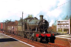 Cholsey & Moulsford Loco; 3849 Date;  2.11.1958 Digital Copies Available