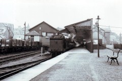 Blairgowrie Station. Loco; 55173  Date; 8.1952 Digital Copies Available