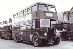 BURNETT AEC BUS Reg; OFC 377  at Mintlaw for Peterhead Digital Copies Available