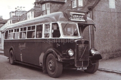 BURNETT AEC BUS Reg; OJO 728 Turriff via Stuartfield Digital Copies Available