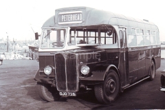 BURNETT AEC BUS Reg; OJO 728  at Fraserburgh for Peterhead Digital Copies Available