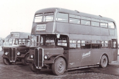 Regs; PWL 412 & OJO 728 AECs at Fraserburgh for Peterhead Burnetts Digital Copies Available