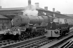 SHREWSBURY Loco; 5061 "Earl of Birkenhead" + Station Pilot 1960 Digital Copies Available