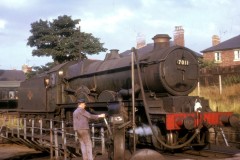SHREWSBURY Loco; 7011 "Banbury Castle" Date; Aug 1964 Digital Copies Available