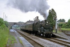 Langport West Station. Loco; 82040  Date;  30-5-1964  Digital Copies Available