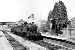 Langport West Station Loco; 4591 Date; 16.5.1964 Digital Copies Available
