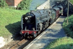 TEMPLECOMBE LOWERLoco;  92220 "Evening Star" Date;  Aug 1963 Digital Copies Available