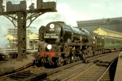 WATERLOO LONDON - Loco; 35030 "Elder Dempster Line" with Atlantic Coast Express c1958 Digital Copies Available 