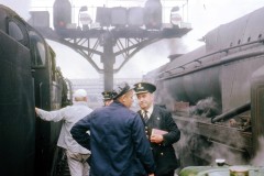 WATERLOO LONDON  Locos; 35007 "Aberdeen Commonwealth" and 34037 "Taw Valley" Date; 3-8-1966  Digital Copies Available 