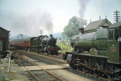 NEWTOWN Loco; 7828 "Odney Manor" & 7810 "Draycott Manor" Date; July 1963 Digital Copies Available