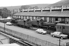 ABERCYNON Locos; 3734-5619-5629-3695 Date; 15-7-64 Digital Copies Available 
