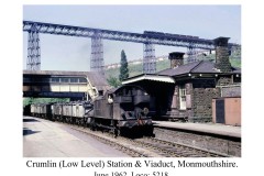 CRUMLIN Loco; 5218 Date June 1962  Digital Copies Available