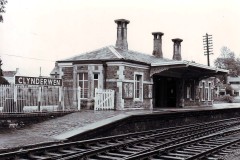 Clynderwen Station. Date; 9.1965  Digital Copies Available
