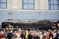 SWINDON Loco; 92220 "Evening Star" Naming Day at Swindon 16th March 1960 Digital Copies Available