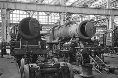 SWINDON. Locos; 43120 & 43115 Date; 30-8-1964 Digital Copies Available