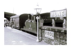 ALNE STATION, Nth YORKS Loco; 68726 Date; 2.6.59 Digital Copies Available