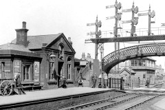 Holmes Station South Yorkshire c1930 Digital Copies Available