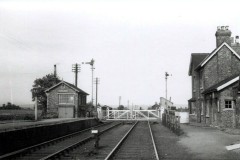 Topcliffe Railway Station Date;  21.5.1959 Digital Copies Available